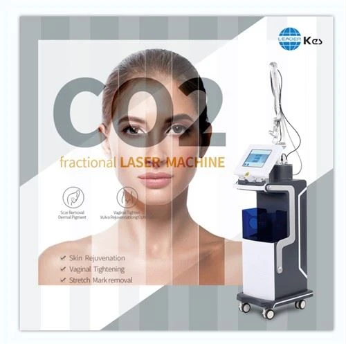 Macchina laser frazionata CO2 con testina di trattamento privata