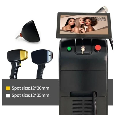 Ice Titanium Big Power 1200W CE ha approvato la macchina per la depilazione del laser a diodi